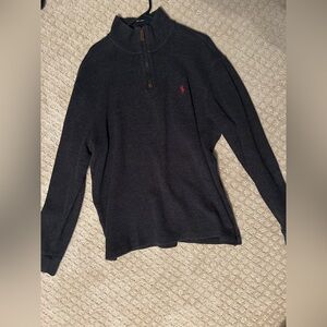 Polo 1/4 zip jacket. Size Lg